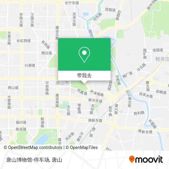 唐山博物馆-停车场地图