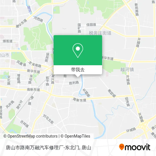 唐山市路南万融汽车修理厂-东北门地图