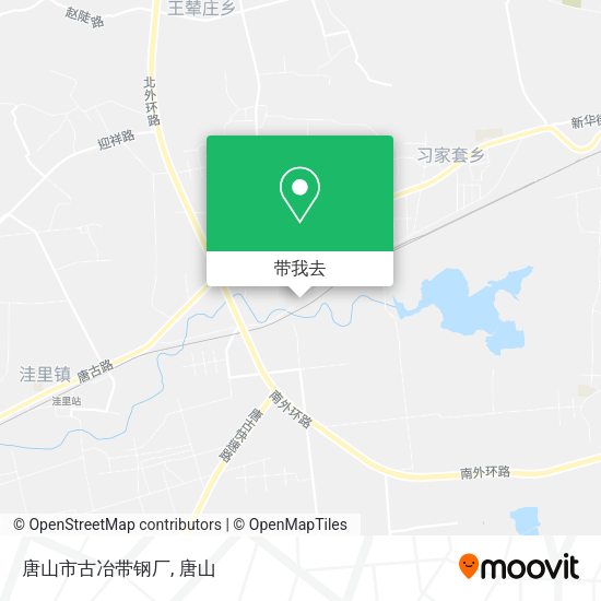 唐山市古冶带钢厂地图