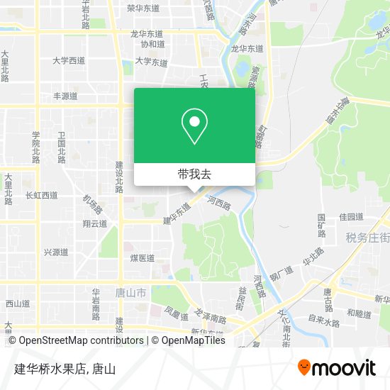 建华桥水果店地图