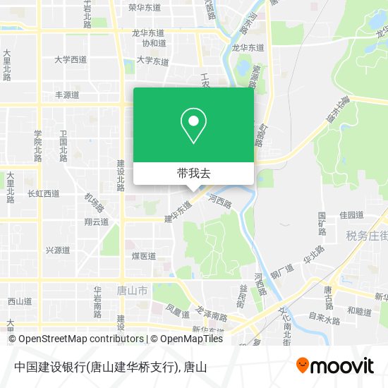 中国建设银行(唐山建华桥支行)地图