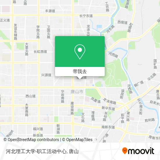 河北理工大学-职工活动中心地图