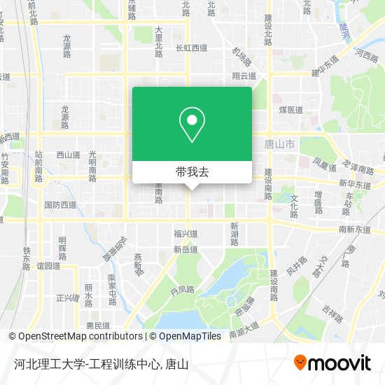 河北理工大学-工程训练中心地图