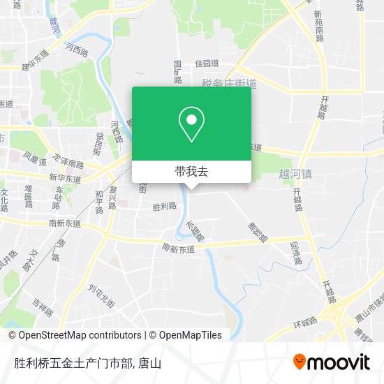 胜利桥五金土产门市部地图