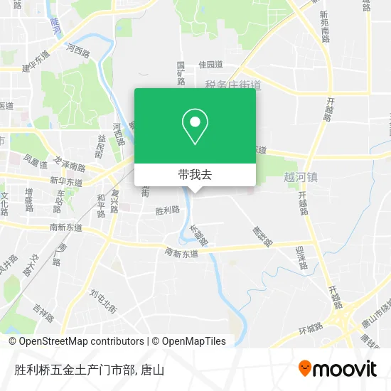 胜利桥五金土产门市部地图