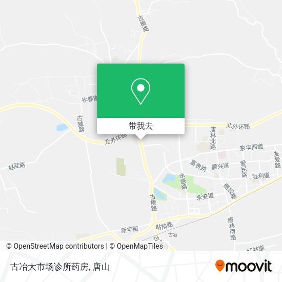 古冶大市场诊所药房地图