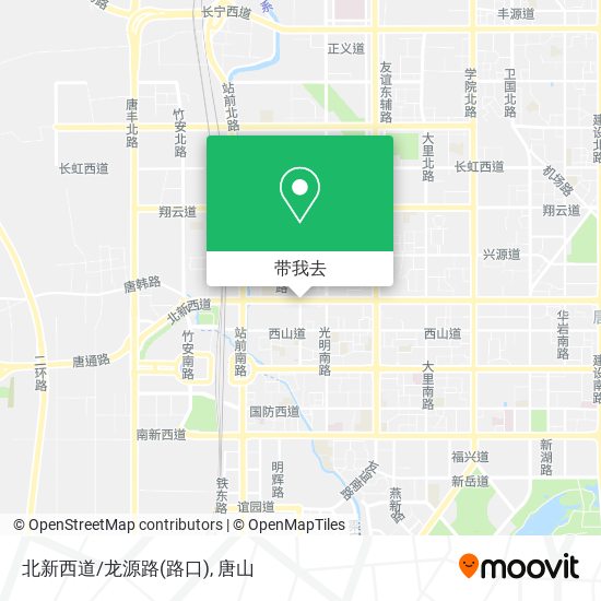 北新西道/龙源路(路口)地图