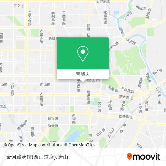 金诃藏药馆(西山道店)地图