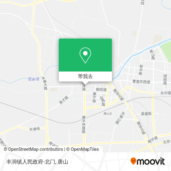丰润镇人民政府-北门地图