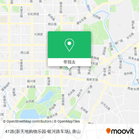 41路(新天地购物乐园-银河路车场)地图