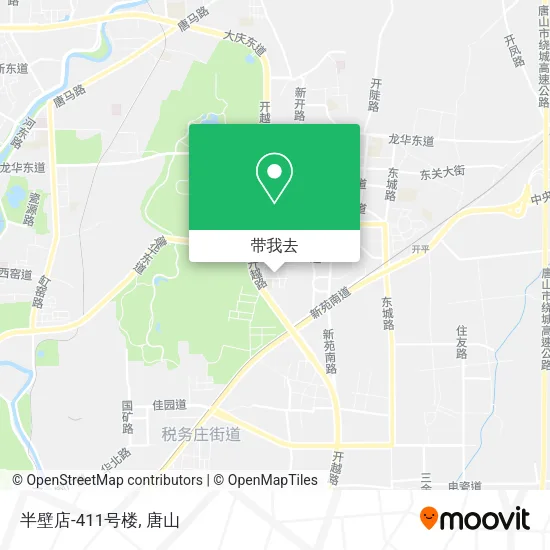 半壁店-411号楼地图