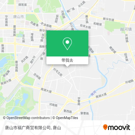 唐山市福广商贸有限公司地图