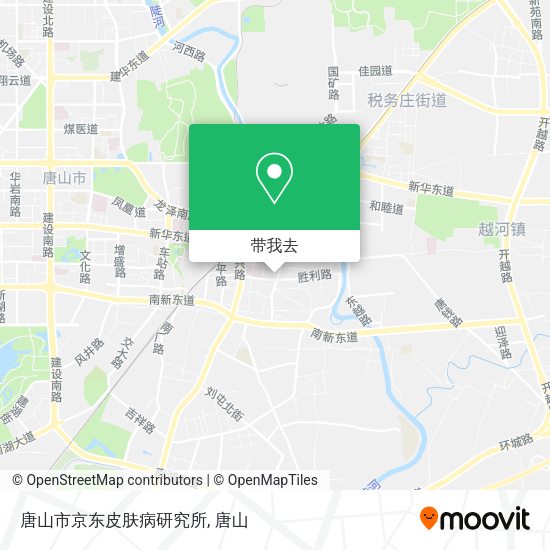 唐山市京东皮肤病研究所地图