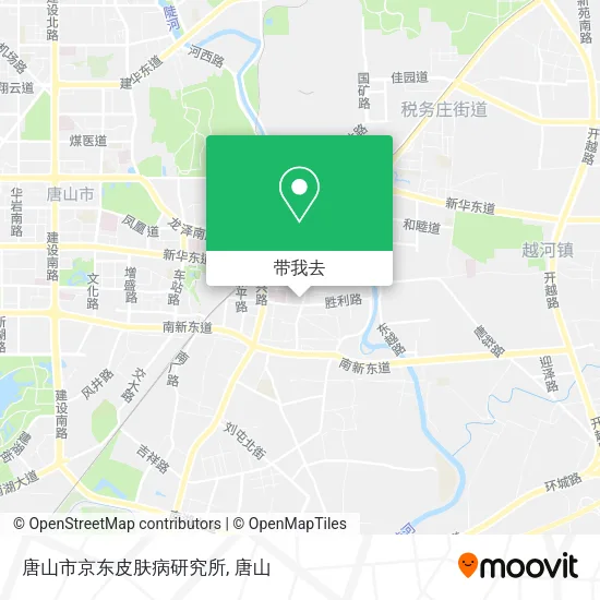 唐山市京东皮肤病研究所地图