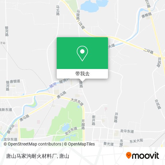 唐山马家沟耐火材料厂地图