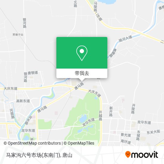 马家沟六号市场(东南门)地图