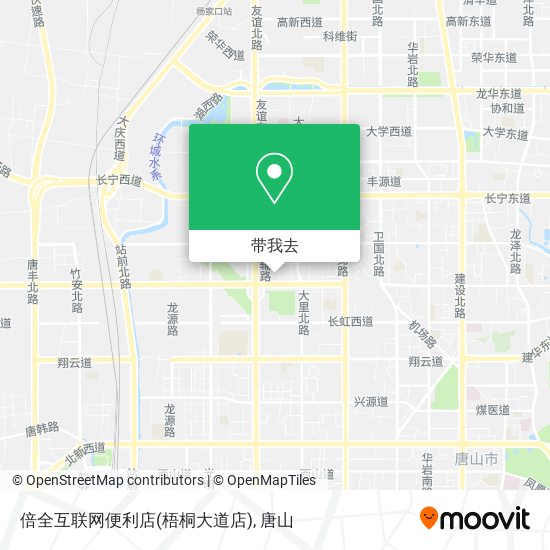 倍全互联网便利店(梧桐大道店)地图