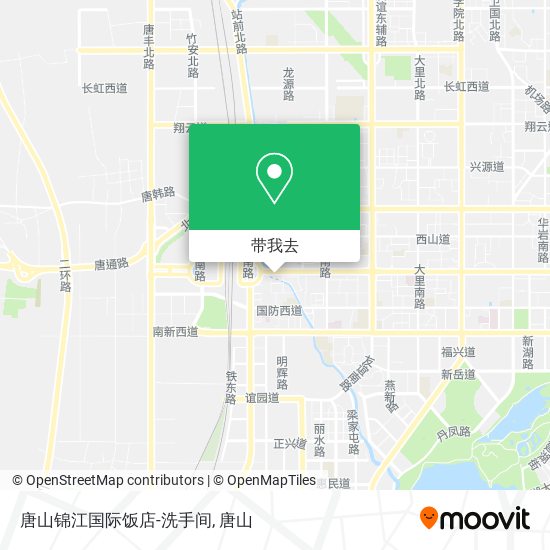 唐山锦江国际饭店-洗手间地图