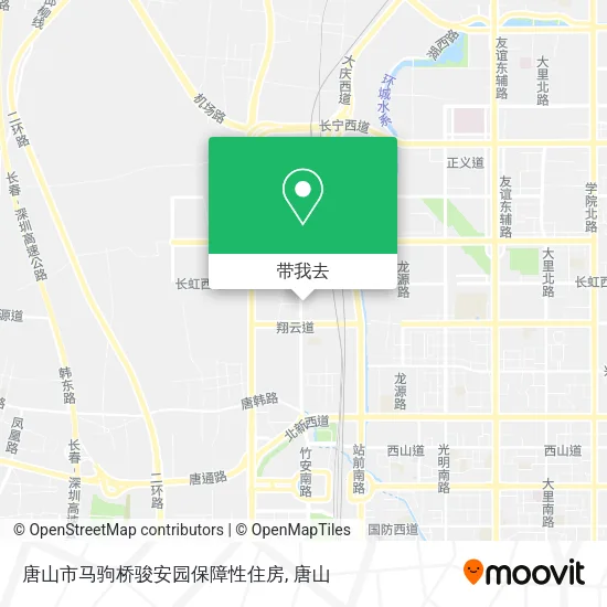 唐山市马驹桥骏安园保障性住房地图