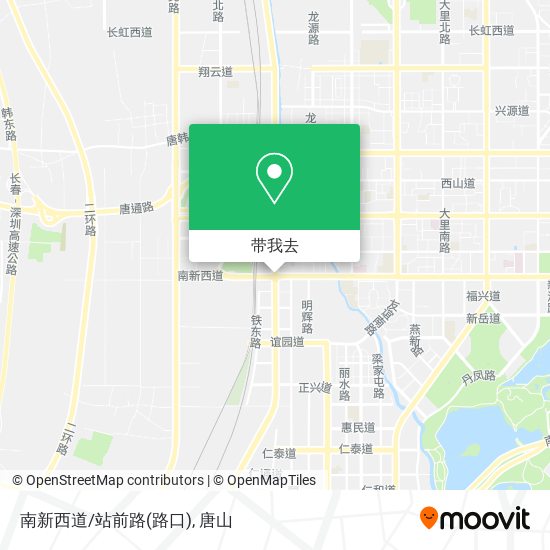 南新西道/站前路(路口)地图
