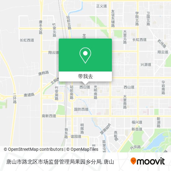 唐山市路北区市场监督管理局果园乡分局地图