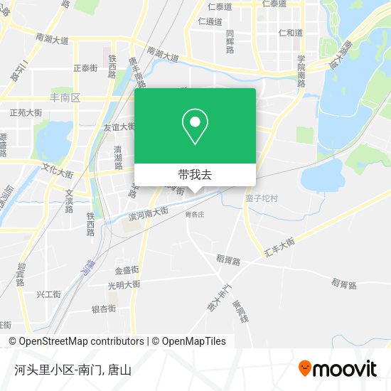 河头里小区-南门地图