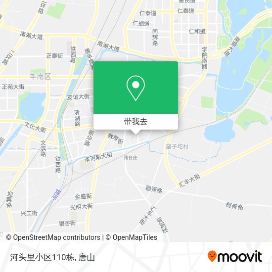 河头里小区110栋地图