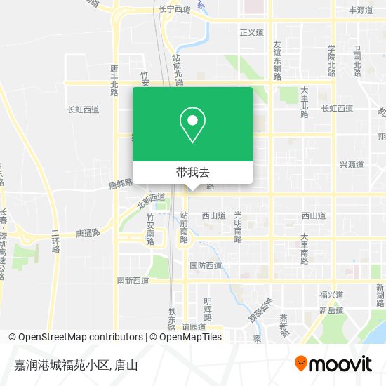 嘉润港城福苑小区地图