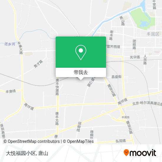 大悦福园小区地图