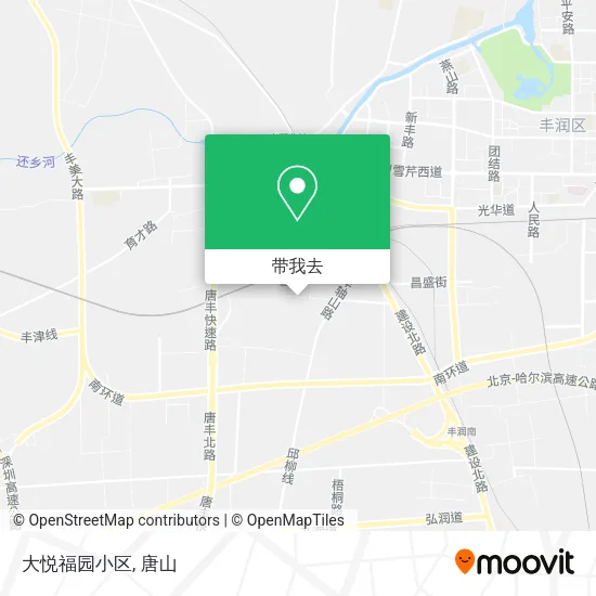 大悦福园小区地图