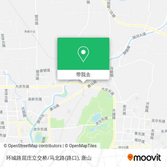 环城路屈庄立交桥/马北路(路口)地图