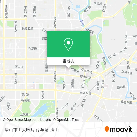 唐山市工人医院-停车场地图