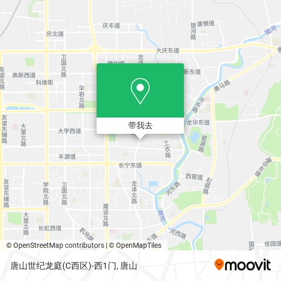 唐山世纪龙庭(C西区)-西1门地图