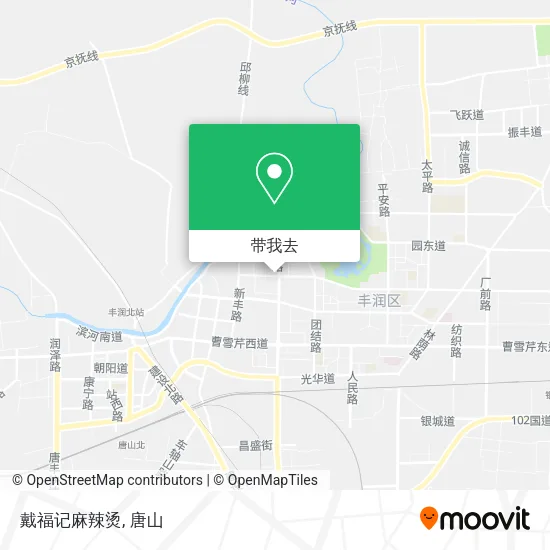 戴福记麻辣烫地图