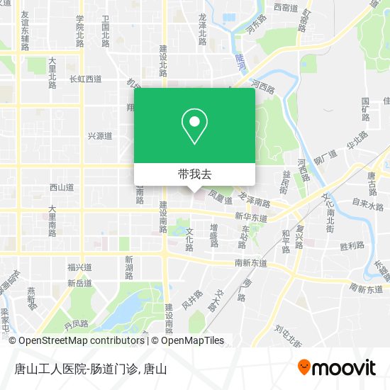 唐山工人医院-肠道门诊地图