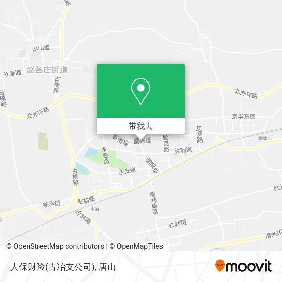 人保财险(古冶支公司)地图