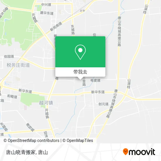 唐山晓青搬家地图