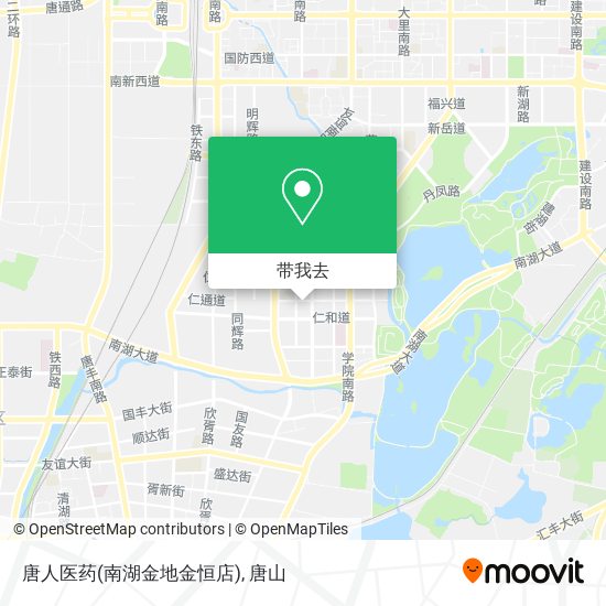唐人医药(南湖金地金恒店)地图