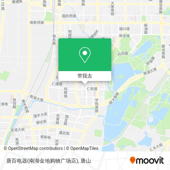 唐百电器(南湖金地购物广场店)地图
