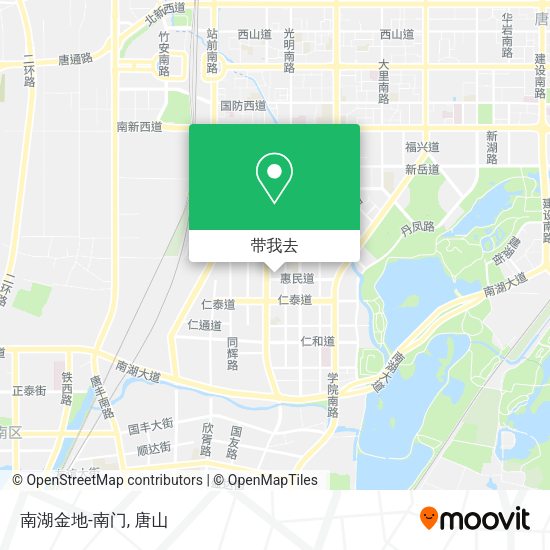 南湖金地-南门地图
