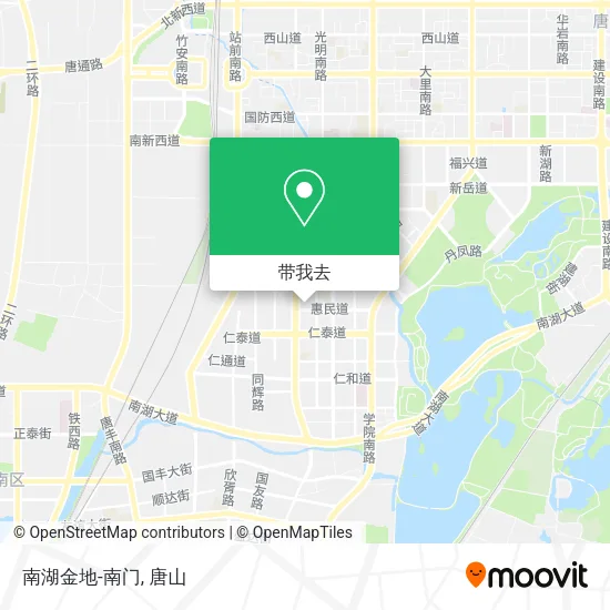 南湖金地-南门地图