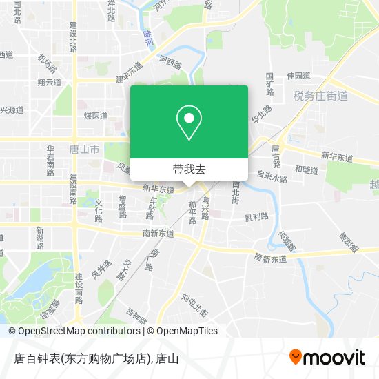 唐百钟表(东方购物广场店)地图