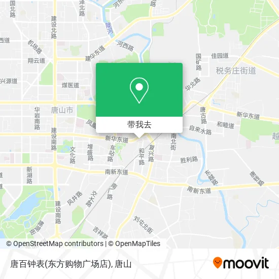 唐百钟表(东方购物广场店)地图
