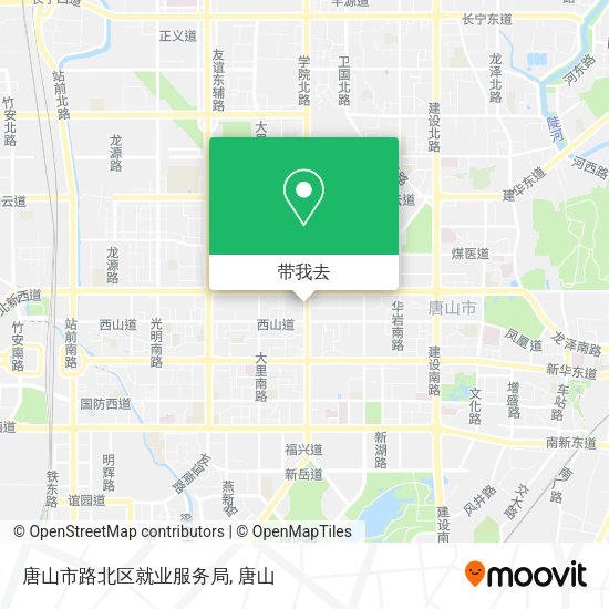 唐山市路北区就业服务局地图