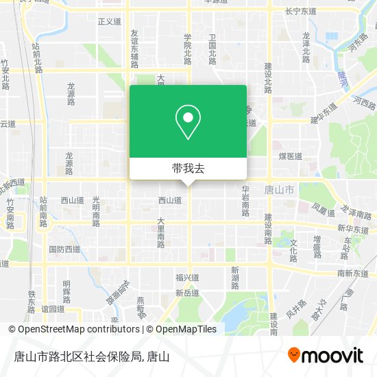 唐山市路北区社会保险局地图