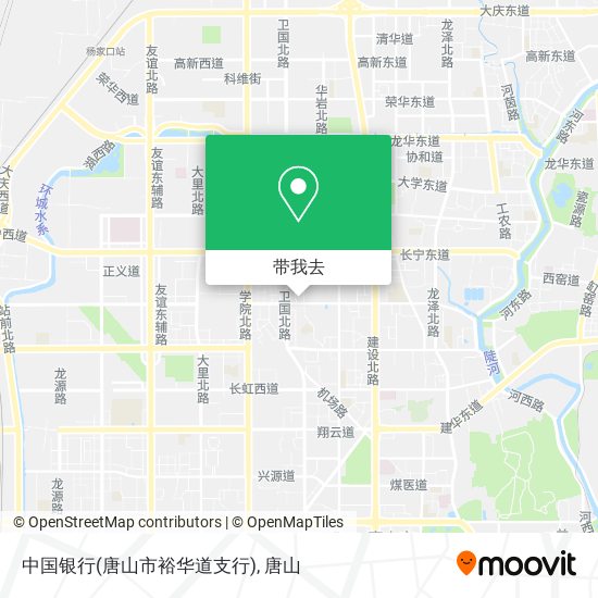 中国银行(唐山市裕华道支行)地图