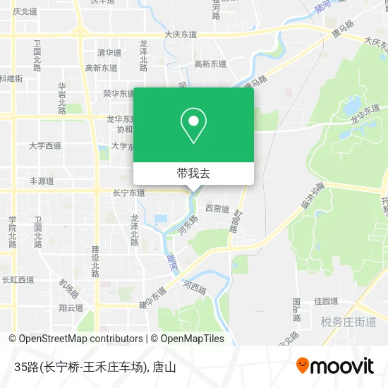 35路(长宁桥-王禾庄车场)地图