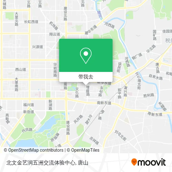 北文金艺润五洲交流体验中心地图