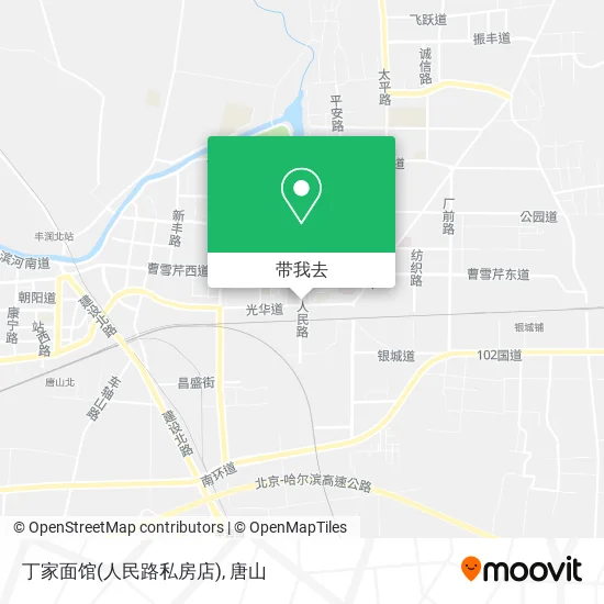 丁家面馆(人民路私房店)地图