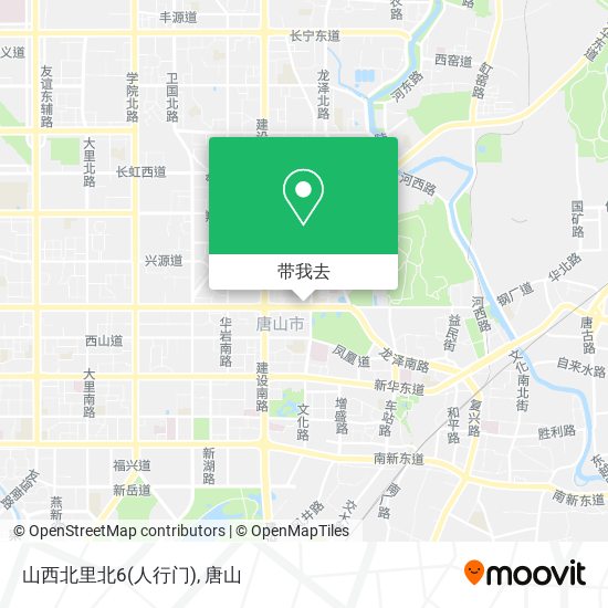 山西北里北6(人行门)地图